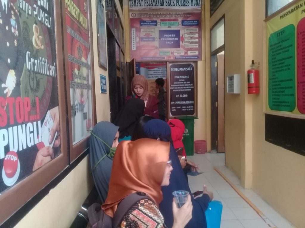 Pemohon SKCK di Polres Muna Meningkat Hingga 70 Persen