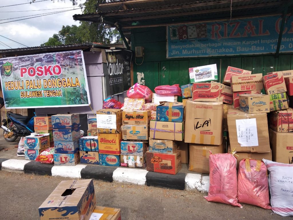 Pemuda Kanakea Galang Bantuan untuk Korban Bencana Alam di Sulteng