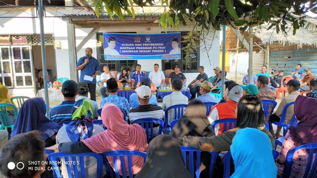 Umar Arsal Bantu Ratusan Juta Pembangunan Irigasi di Konawe