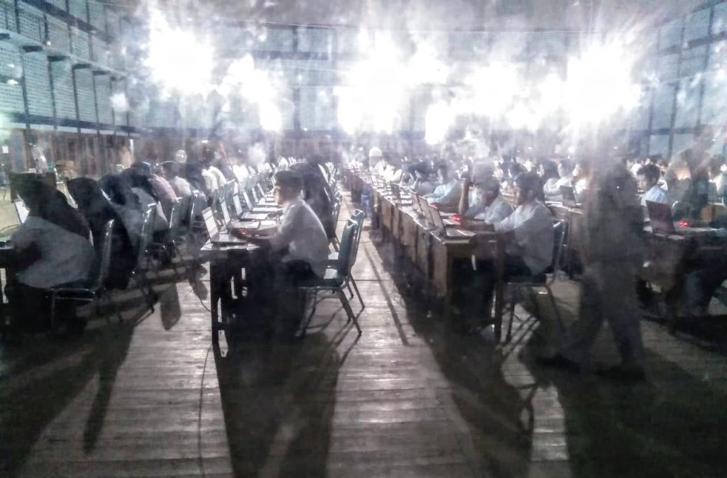 Molor, Ujian TKD CPNS Konkep Berlangsung Hingga Malam Hari