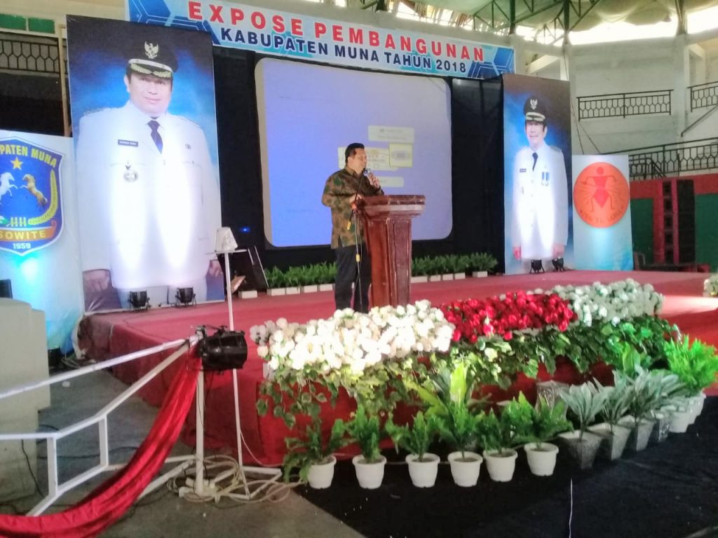 Dua Tahun Menjabat, Rumah Kita Ekspos Pembangunan Muna
