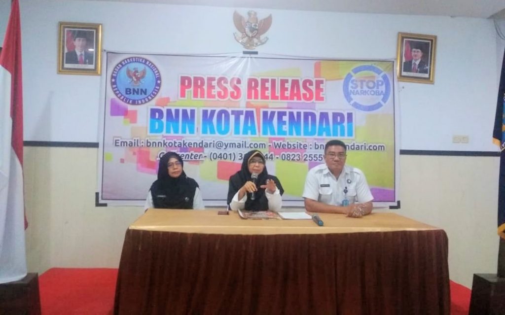 BNNK Ajak Pemkot Kendari Serius Perangi Narkoba