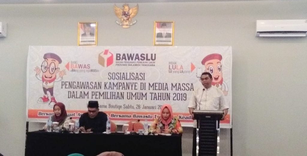 Bawaslu Sultra: Kampanye di Media Harus Sesuai Aturan