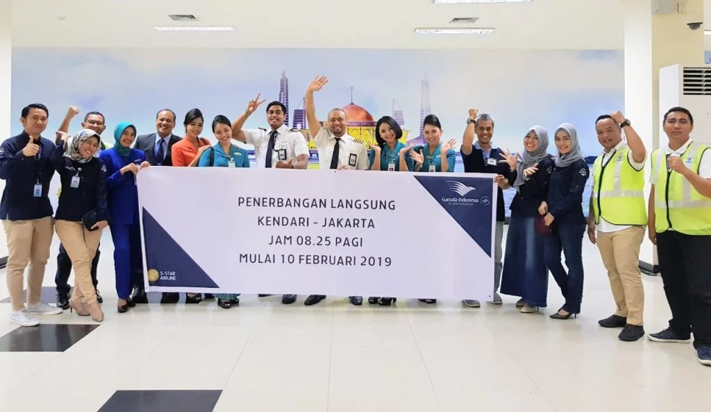 Garuda Indonesia Buka Penerbangan Rute Kendari-Jakarta
