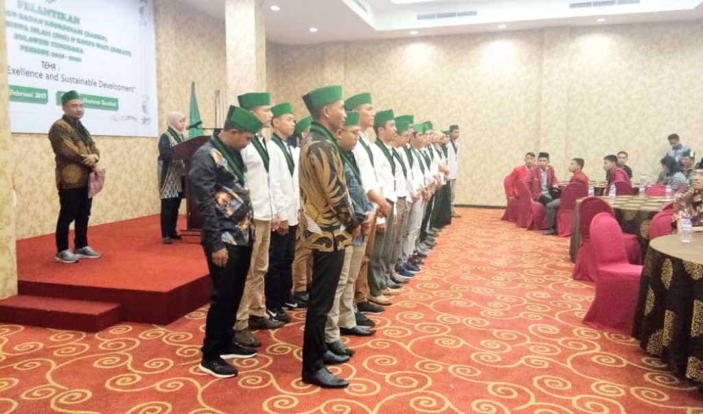 PB HMI Lantik Pengurus Badko HMI Sultra