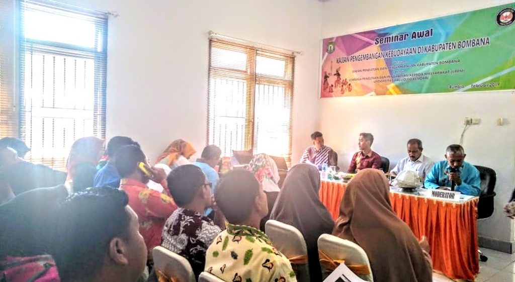 Pemda Bombana Gandeng LPPM UHO Kaji Pengembangan Budaya Tradisional