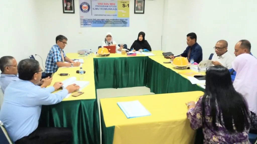 Dikunjungi BAN-PT, Jurusan Ilmu Komunikasi UHO Optimis Terakreditasi A
