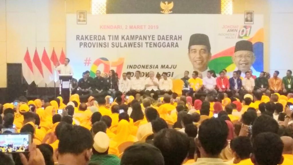 Jokowi Optimis Perolehan Suara Capres 01 di Sultra Melebihi 70 Persen