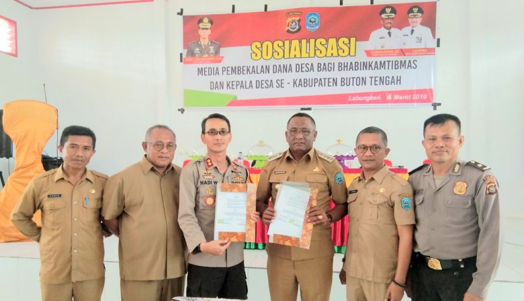 Cegah Penyalahgunaan DD, Pemkab Buteng Kerjasama Polres Baubau