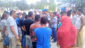 Upah Pekerja Talud dan Drainase Jalan Ring Road Mubar Belum Terbayar