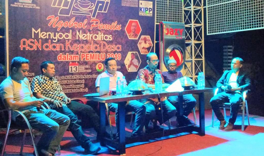 KIPP Kolut Gelar Ngobrol Pemilu Bahas Netralitas ASN dan Kades