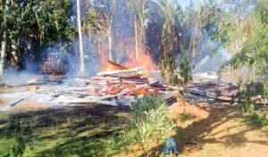 Si Jago Merah Hanguskan Satu Unit Rumah di Wakontu