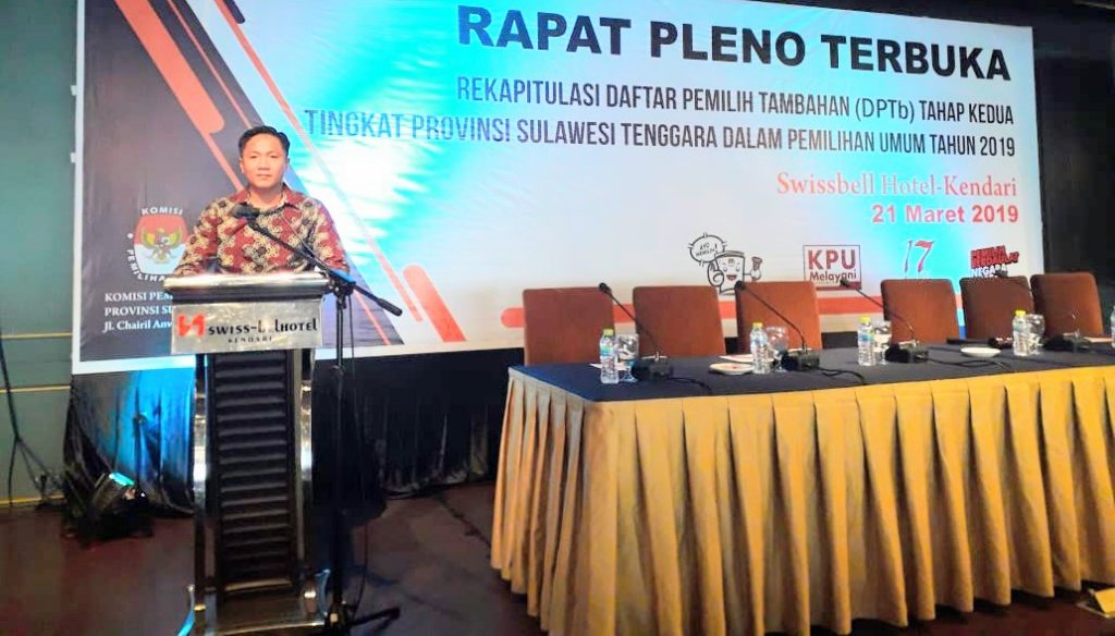 KPU Konawe Tetapkan DPTb Tahap II