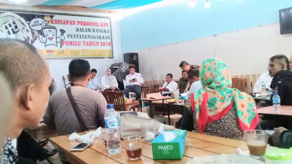 Gelar Coffee Morning, KPUD Muna Siap Hadapi Pemilu 2019