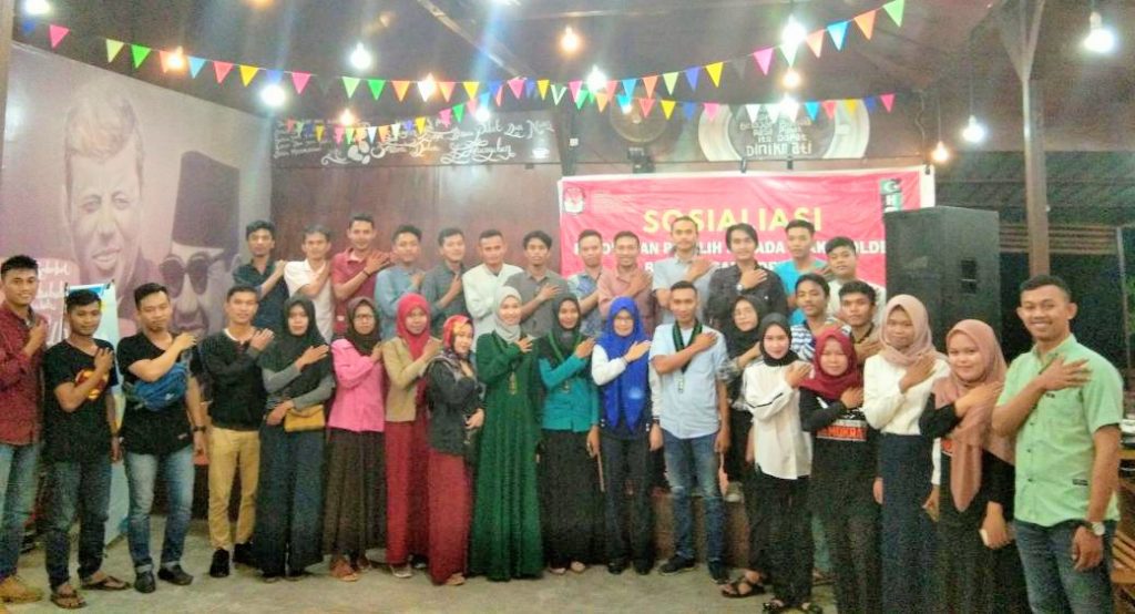 Sosialisasi Pemilih Pemula, Badko HMI Sultra Gandeng KPUD Konsel
