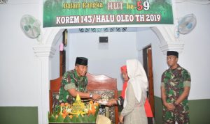 Peringati HUT ke-59, Korem 143/HO Gelar Syukuran dan Buka Puasa Bersama