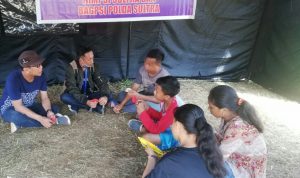 HIMPSI Dampingi Psikososial Korban Banjir Pondidaha