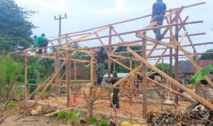 45 Rumah Terbakar Sudah Dibangun, Dandim Buton: Dua Minggu Lagi Tuntas