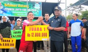 Bupati Samahuddin Tutup Tournament Lanto Cup 2019
