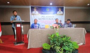 Pemda Konkep Beri Pelatihan Keprotokolan Kepada Sejumlah Staf