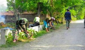 Satgas TMMD ke 105 Kerja Bakti Bersama Masyarakat Kulisusu