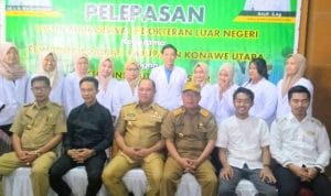 Bupati Konut Lepas 10 Cama Kedokteran yang akan Studi ke Tiongkok