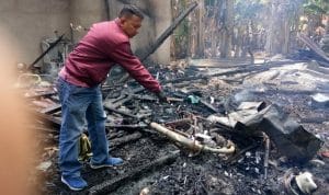 Diduga Masak Nasi Goreng Hingga Dua Rumah di Mawasangka Jadi Gosong