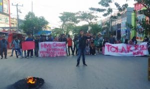 HMI Cabang Kendari Suarakan Penolakan Revisi UU KPK