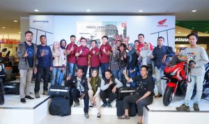 Launching Genio dan ADV 150 disalah satu tempat perbelanjaan di Kendari, Sabtu 21 September 2019