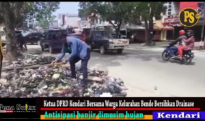 Ketua DPRD Kendari Inisiasi Aksi Bersih-bersih di Kelurahan Bende