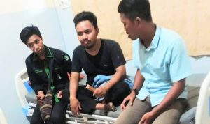 Sekum HMI Kendari Patah Lengan Kanan Dihajar Polisi
