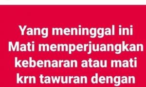 Status Akun Kudus Muharam yang Singgung Pendemo Tewas Picu Reaksi Warganet