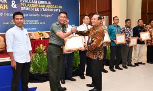 Korem 143/HO Raih Peringkat Dua Terbaik Dalam Pengelolaan Keuangan