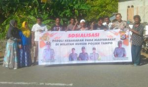 Polsek Tampo Gelar Sosialisasi Gerakan Peduli Kebakaran