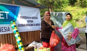 QNET Distribusikan Bantuan untuk Korban Gempa Bumi di Ambon