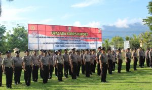 Jelang Tahun Baru, 41 Personil Polres Bombana Naik