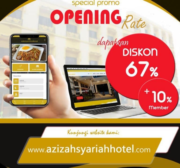 "Azizah Syariah Hotel", Aplikasi Booking Kamar yang Mudah dan Murah