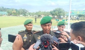 Danrem Minta Profesionalisme Prajurit TNI Ditingkatkan