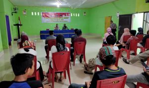 Satgas TMMD Konkep Beri Penyuluhan Narkoba Pada Warga Desa Lamoluo