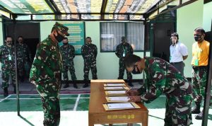 Penandatanganan Fakta Integritas Penerimaan Catar Akmil Tahun 2020