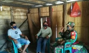 Koramil 1416-03/Tongkuno Bangun Silaturahmi Lewat Anjangsana