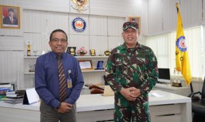 Jalin Kerja Sama,  Danrem 143/HO Gelar Silaturahmi Bersama Rektor UHO