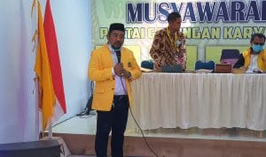 Terpilih Aklamasi, Heryanto Pimpin Golkar Bombana