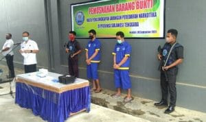Januari Hingga Awal September 2020, BNNP Sultra Musnahkan 4,6 Kg BB Narkoba