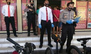Polres Kendari Tangkap 6 Pelajar Pencuri Sepeda  yang Kerap Resahkan Warga