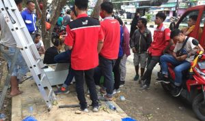 Alat ODC Milik PT Telkom Indonesia di Depan Kampus Baru UHO Dirusak OTK