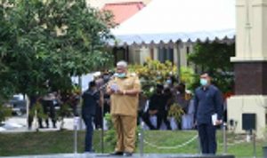 Gubernur Sultra Pimpin Apel Gelar Pasukan Operasi Lilin