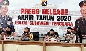 Selama Tahun 2020 Kasus Cyber dan Narkoba di Sultra Meningkat