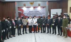 Pleno KPU, Pasangan RABU Ditetapkan Menjadi Bupati dan Wabup Konut Terpilih