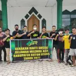 ASR Milenial Butur Gelar Bakti Sosial, Bersihkan Masjid di Kelurahan Sara’ea